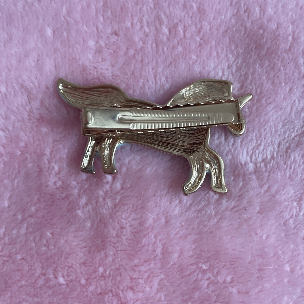 🦄 ✨🦄 KAWAÏÏ URBAN OUTFITERS Metal Unicorn Hair Clips - Picture 5 of 6